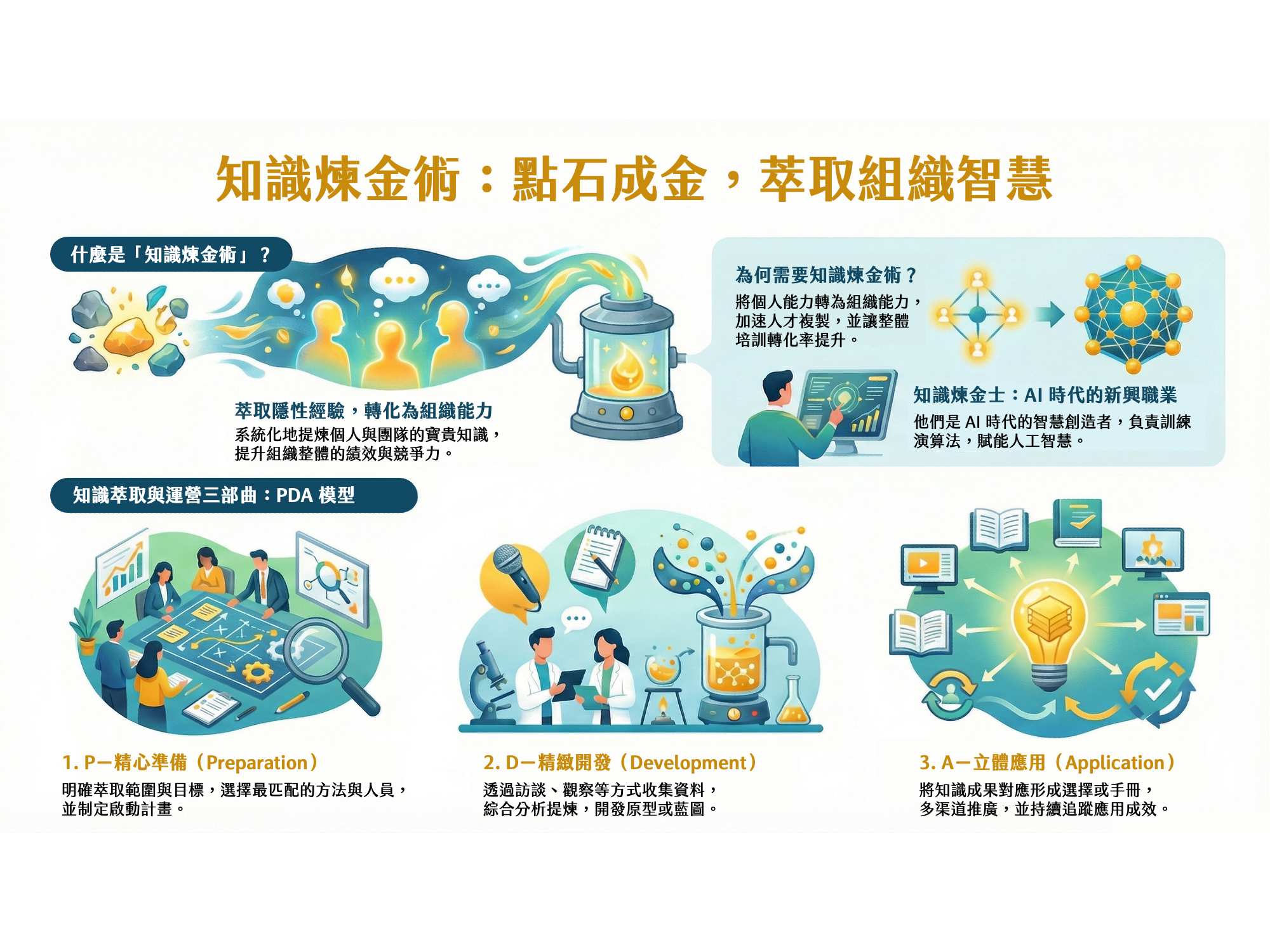 書摘｜《知識煉金術》從知識到競爭力：PDA 模型如何重塑個人與組織學習