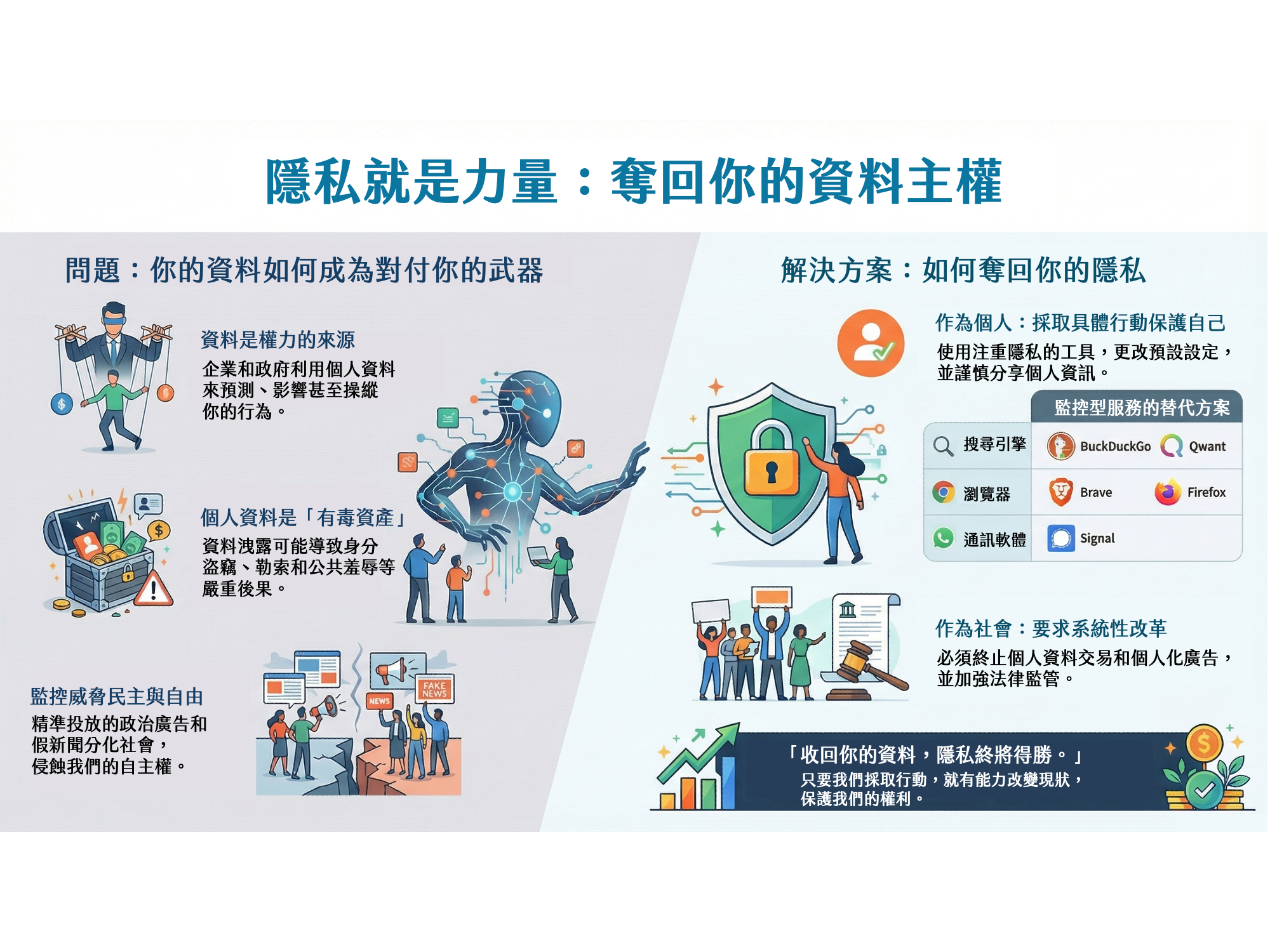 書摘｜《Privacy is power》核心論點與行動綱領書摘報告